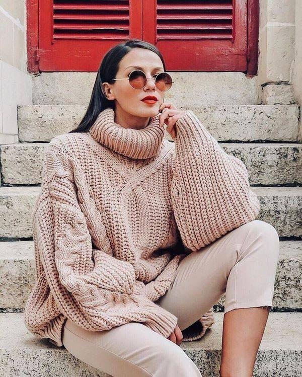 Stylish sweater for bright looks and comfort